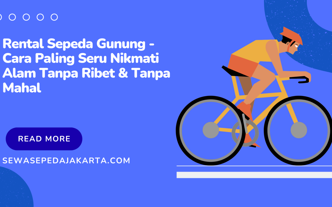 Rental sepeda gunung