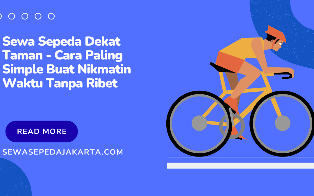 sewa sepeda dekat taman