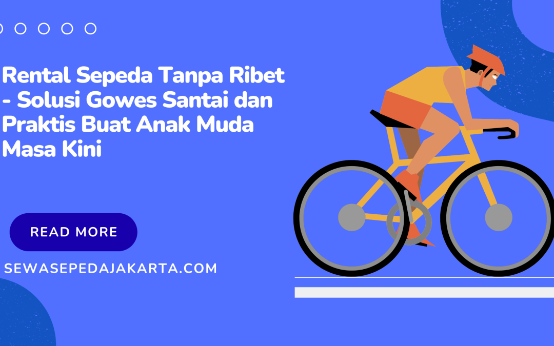 rental sepeda tanpa ribet